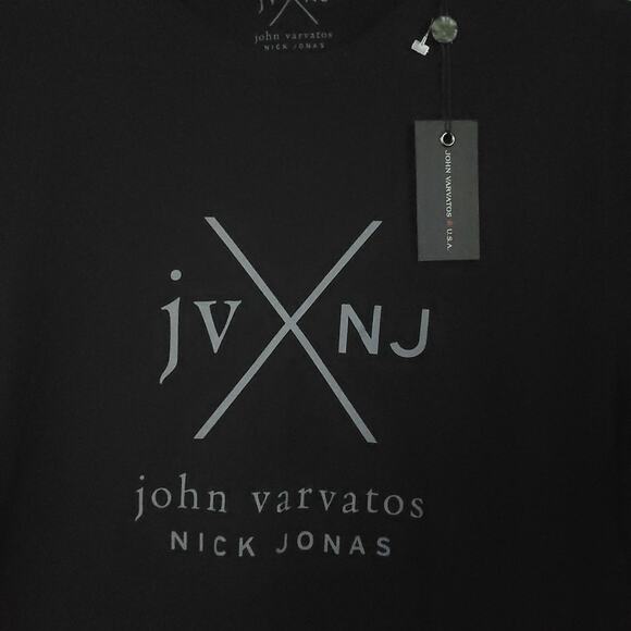John Varvatos X Nick Jonas Limited Edition T-Shirt Sz Small Black NWT - Picture 3 of 9